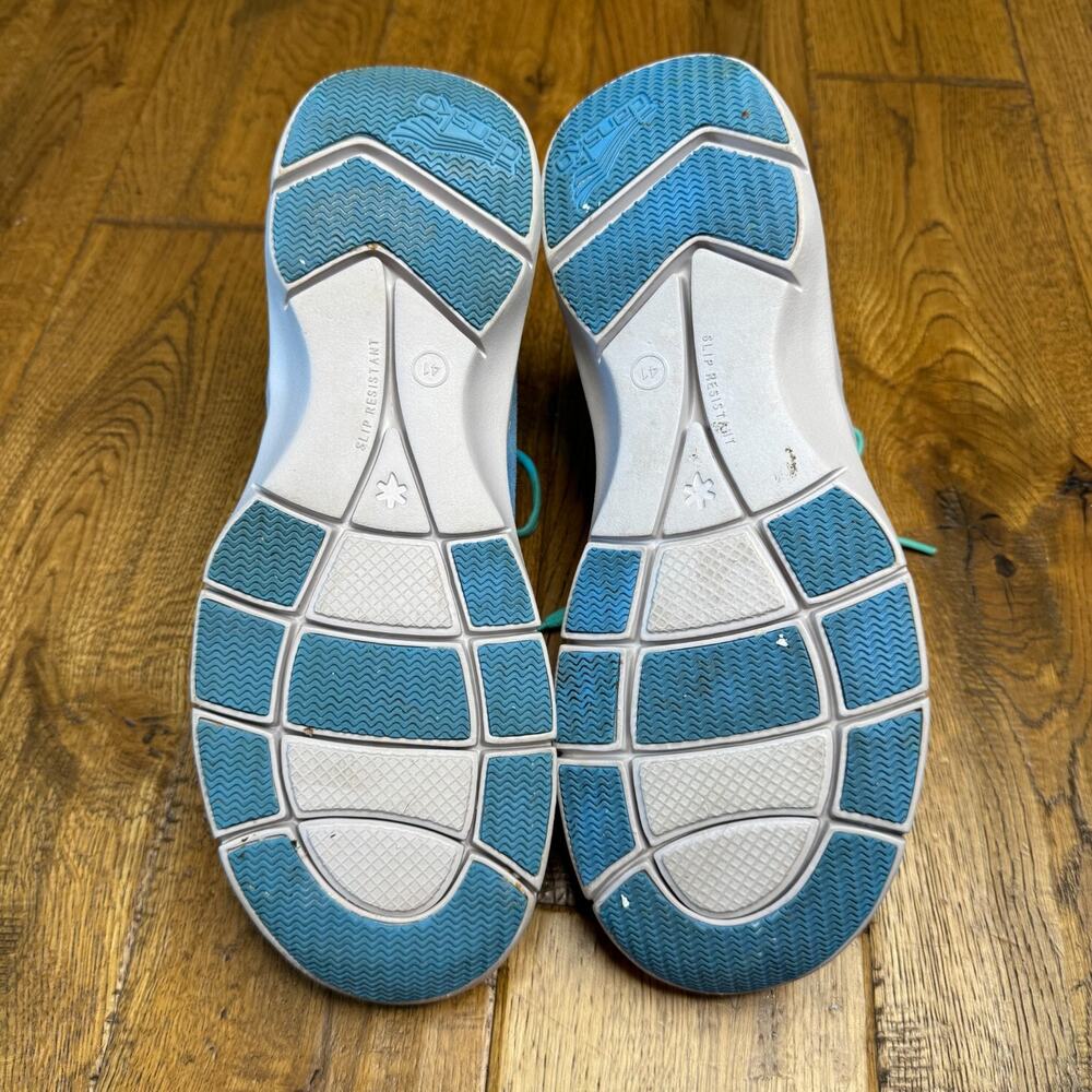 Dansko Elise Blue Suede Mint Trim Sneakers Walking Shoes Size 41 EU • 10 US - Picture 4 of 5